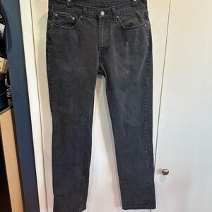 Levi's Men's Dark Gray Straight Jeans